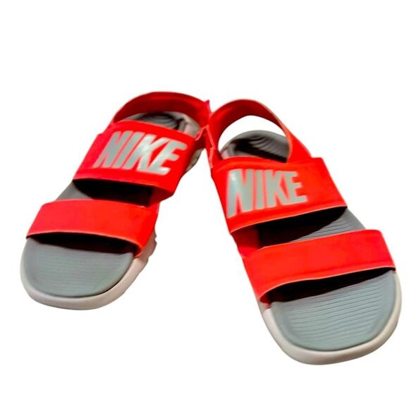Nike Tanjun Pink Velcro Strap Sandals Women’s Casual Slides Size 6 - Picture 2 of 7